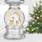 Haute Decor Snowburst 7 Inch Battery Operated Deer in Woods Christmas Snow Globe with Candle Holder and Built-in Timer, 3 Warm White LED�s and Pulsing Snow Swirls for Pillar Candles